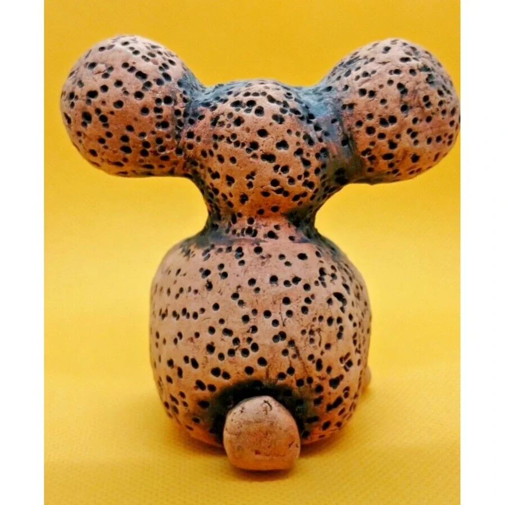 Hand Made Art Potter Sea creature coral body big ears palms Handmade Adorable!